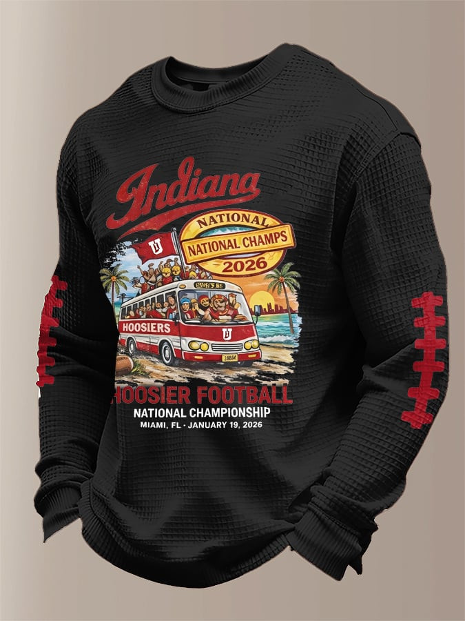 Indiana National Champions Long Sleeve T-Shirt IU National Championship Merch Gifts For Brother