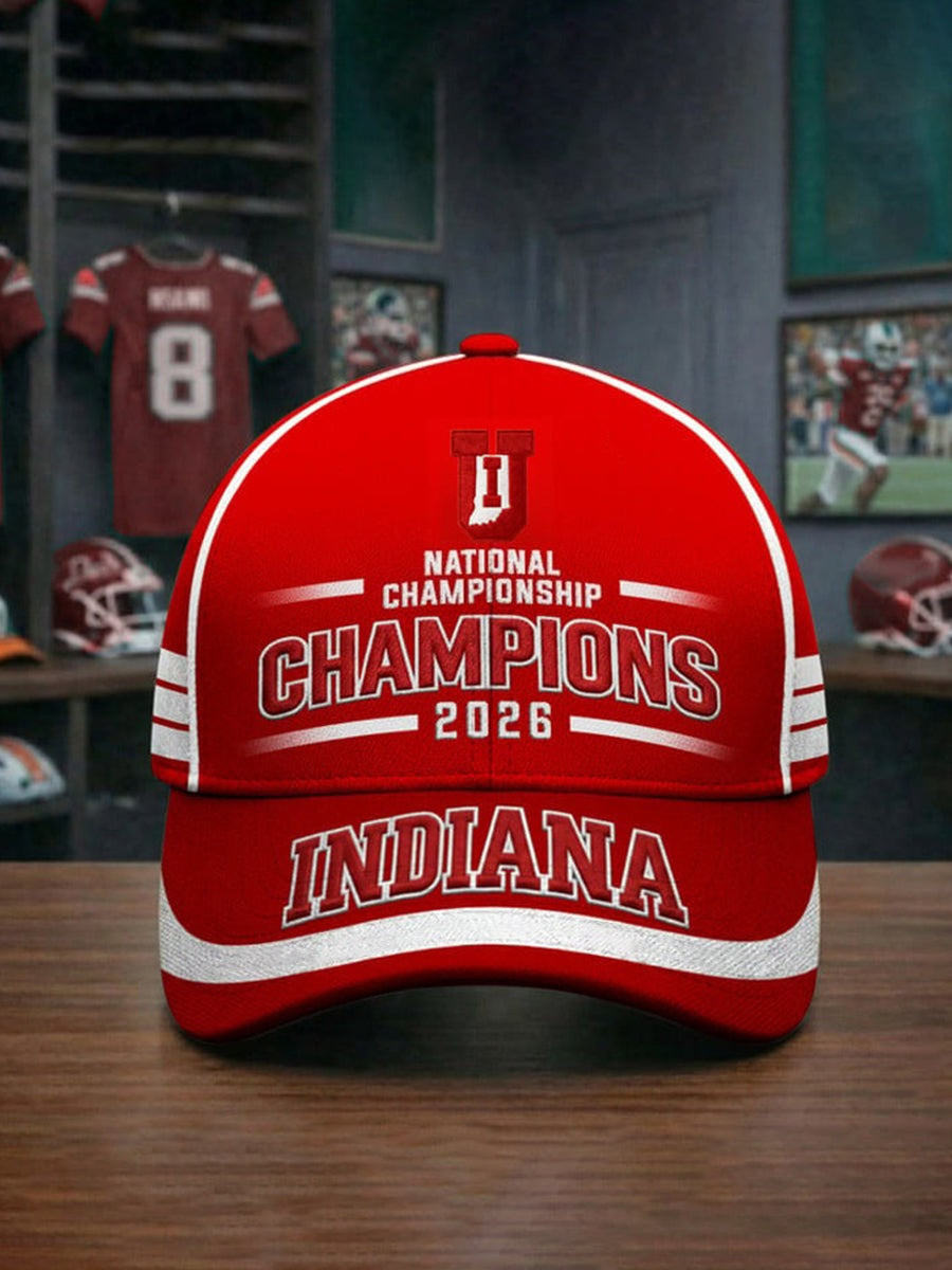 Indiana National Championship 2026 Hat Champions Baseball Cap Gifts For Indiana Hoosiers Fans