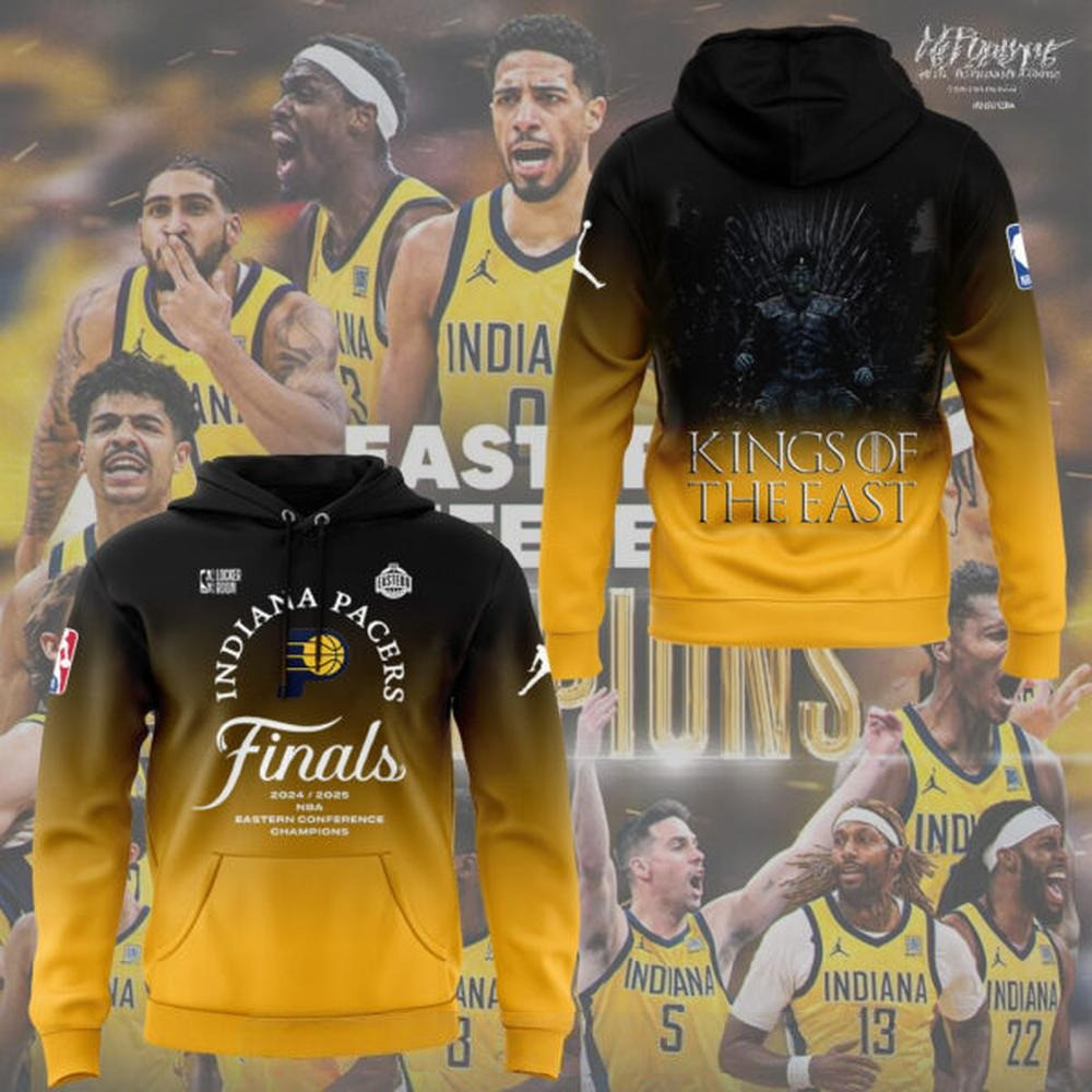 Indiana Pacers 2025 Eastern Conference Finals Hoodie Best Gifts For Basketball Lovers