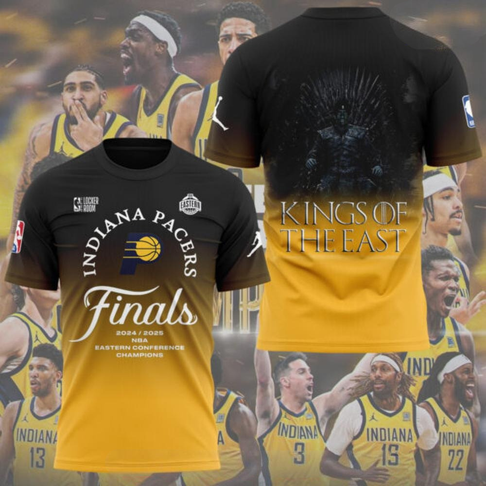 Indiana Pacers 2025 Eastern Conference Finals Shirt Best Gifts For Basketball Lovers