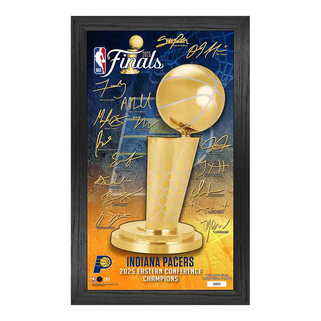 Indiana Pacers 2025 NBA Conference Champions Trophy Poster Best Wall Decor Gift For Fans