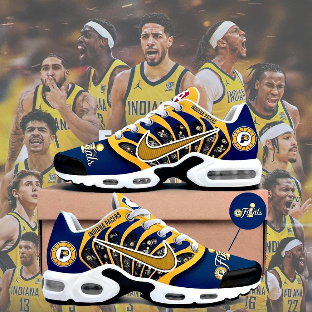 Indiana Pacers 2025 NBA Finals Limited Edition Air Max Plus Gifts For Basketball Fan