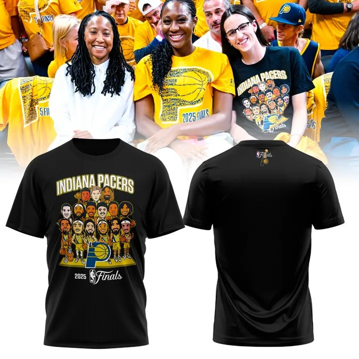 Indiana Pacers 2025 NBA Finals T-Shirt Basketball Fan Merch Clothing Unique Gift Ideas