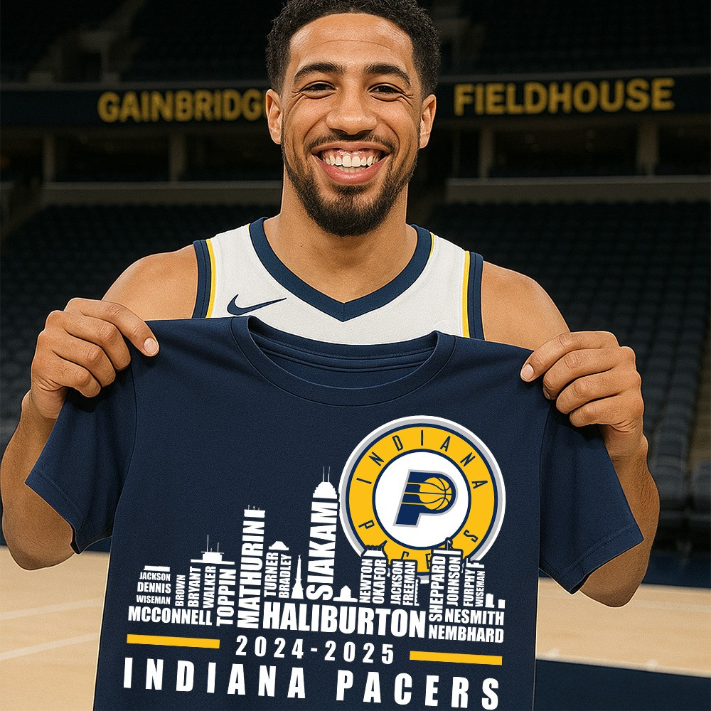 Indiana Pacers Basketball T-Shirt Best Gifts For Basketball Lovers