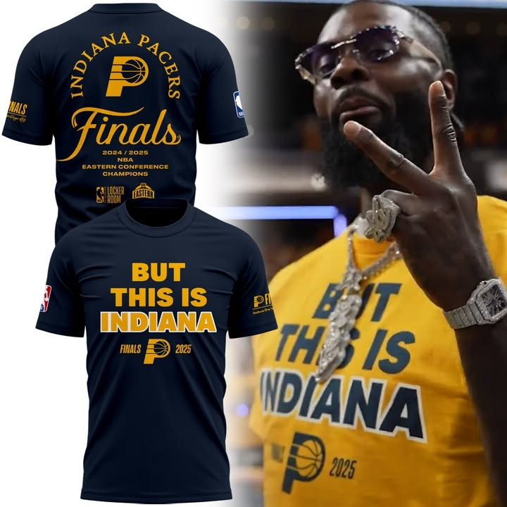 Indiana Pacers Eastern Conference Champions 2025 T-Shirt NBA Merch Clothing For Dude