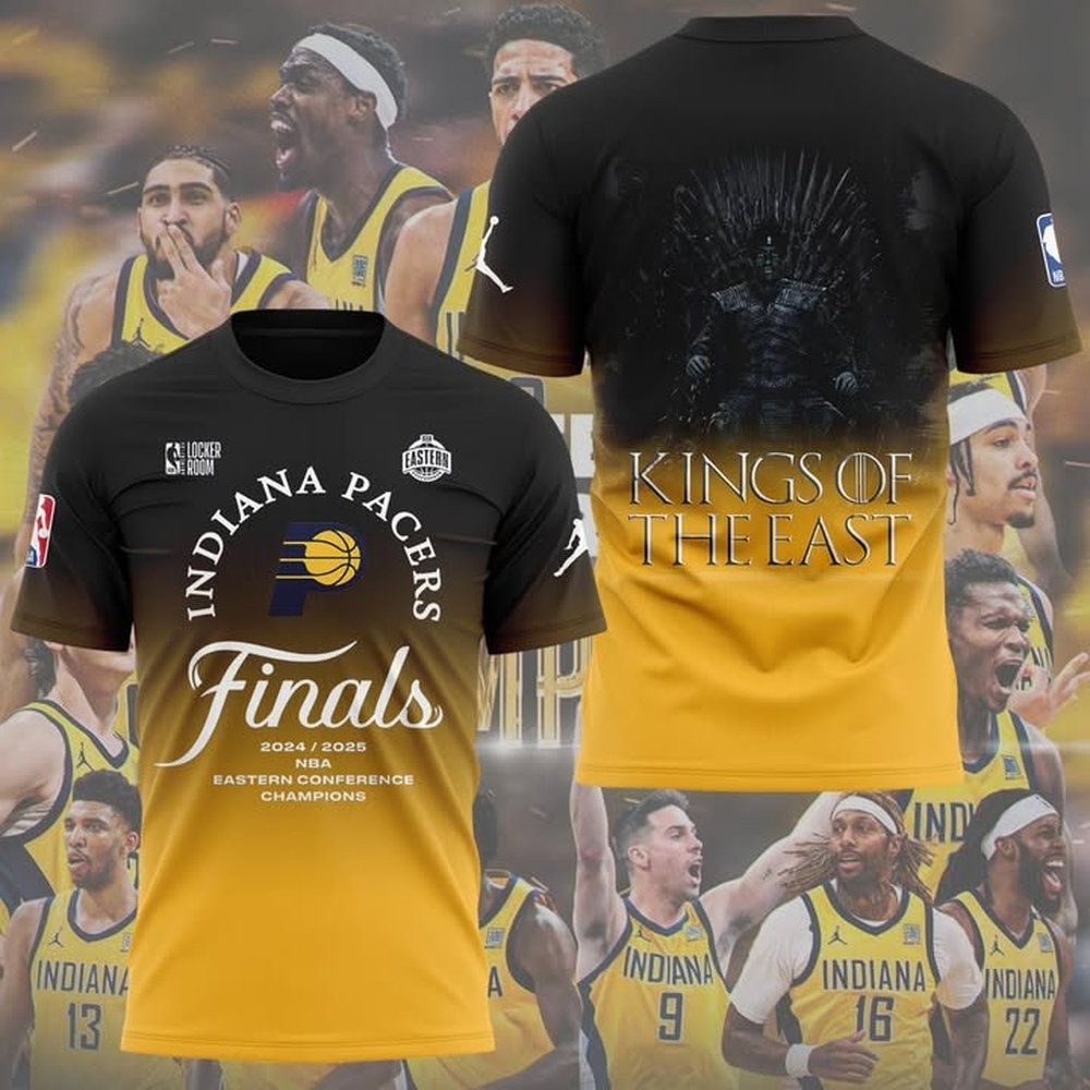 Indiana Pacers Eastern Conference Champions 2025 T-Shirt Pacers Merch Best Gift For Basketball Lover