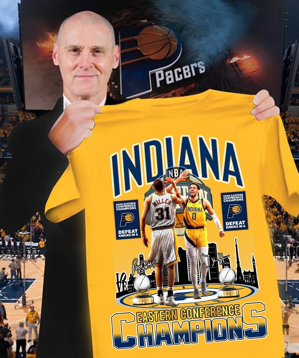 Indiana Pacers Eastern Conference Champions T-Shirt Final NBA 2025 Merch Unique Fan Gifts