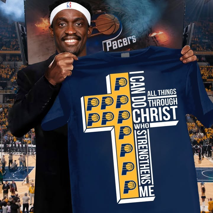 Indiana Pacers Faith T-Shirt I Can Do All Things Through Christ Who Strengthens Me Fan Gifts