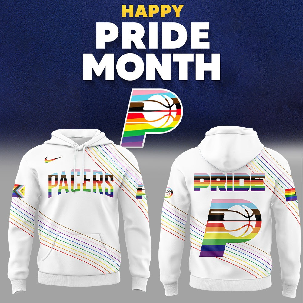 Indiana Pacers Happy Pride Month Hoodie Best Gift For A Basketball Fan