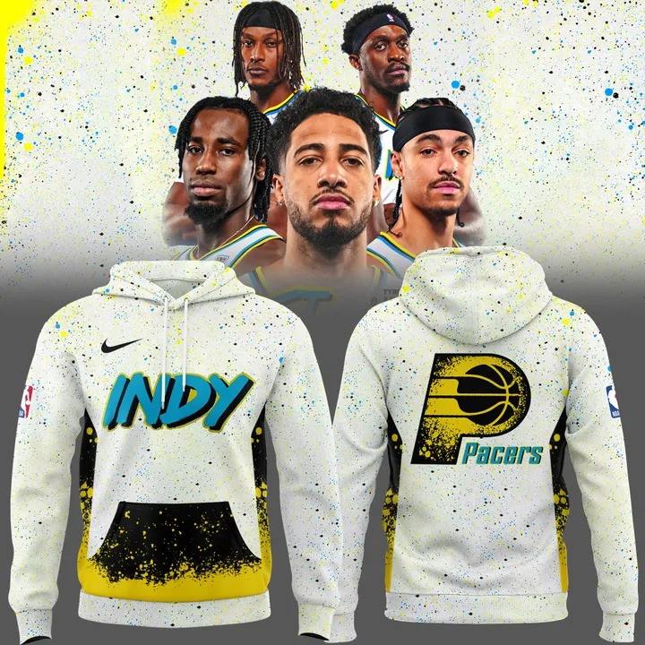Indiana Pacers Hoodie 2025 Indy NBA Merch Apparel Basketball Indiana Pacers Fan Gifts