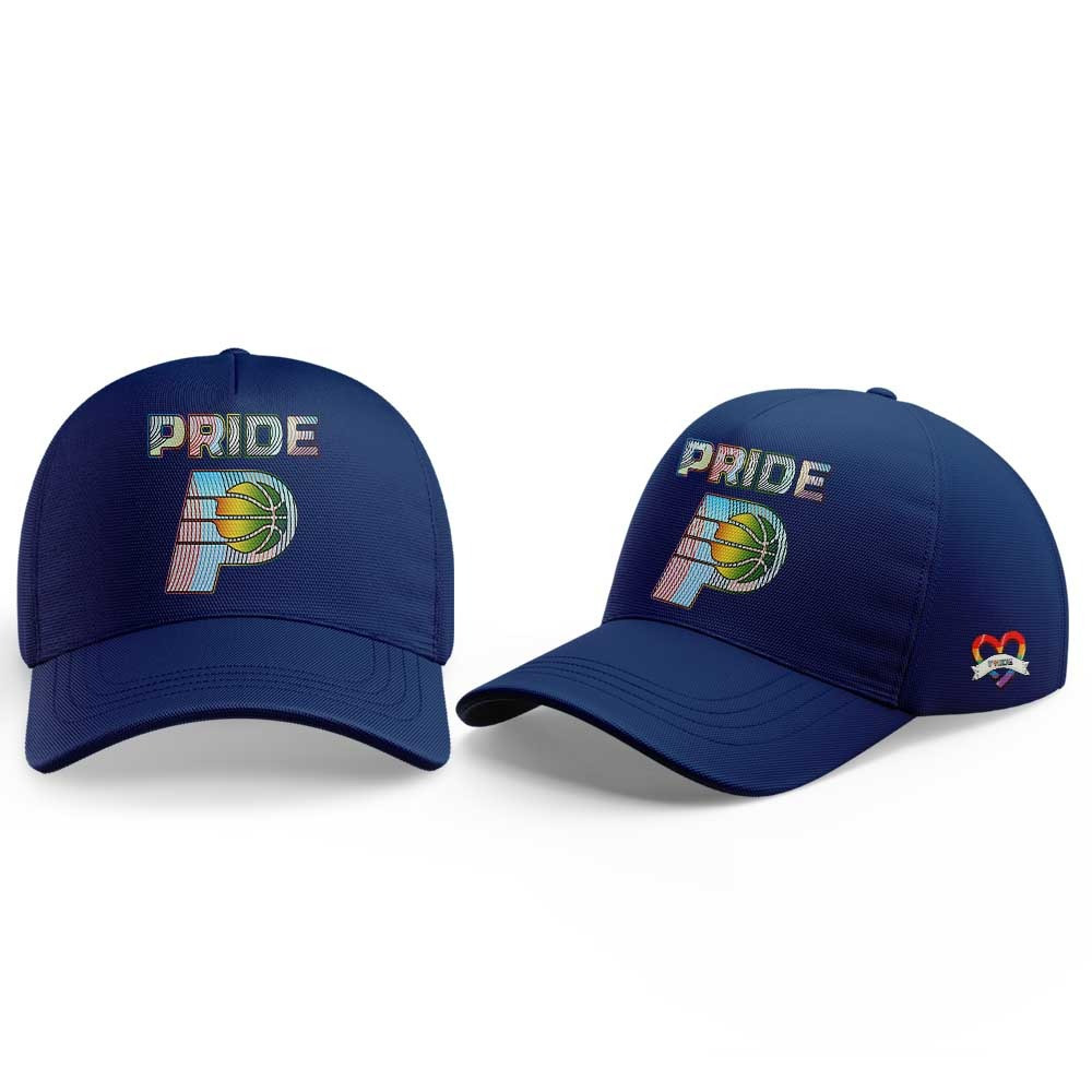 Indiana Pacers LGBTQ Pride 2025 Blue Hat Basketball Enthusiast Gifts