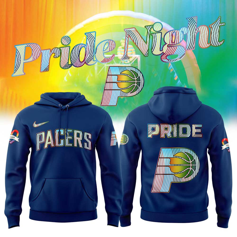Indiana Pacers LGBTQ Pride 2025 Blue Hoodie Best Gift For A Basketball Fan