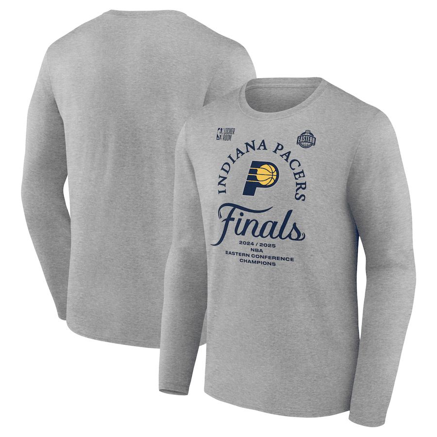 Indiana Pacers NBA Finals Merch Long Sleeve Shirt 2025 Eastern Conference Finals Fan Gear