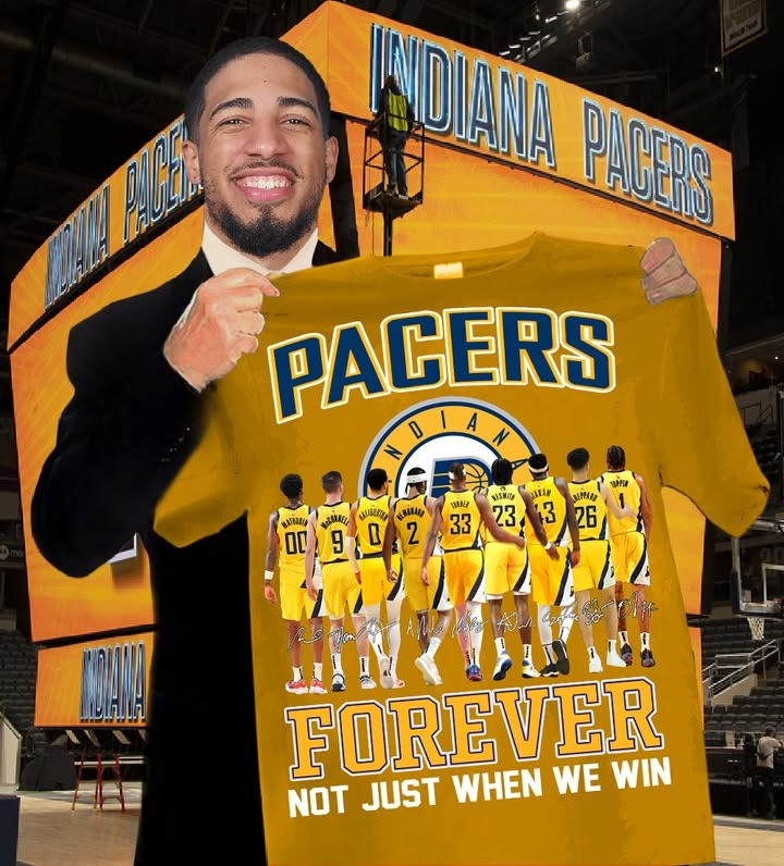 Indiana Pacers NBA T-Shirt Forever Not Just When We Win