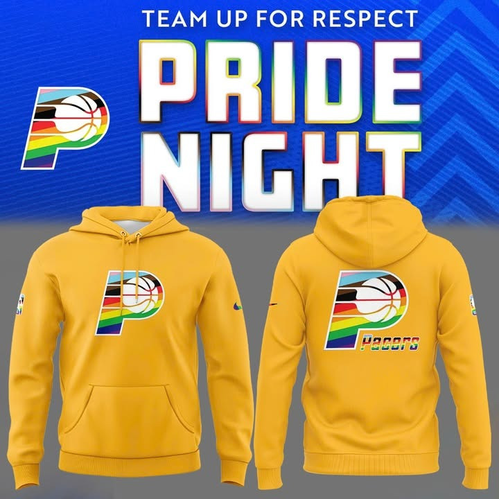 Indiana Pacers Pride Night Month Hoodie Support LGBT Pride Merch Basketball Fan Gifts