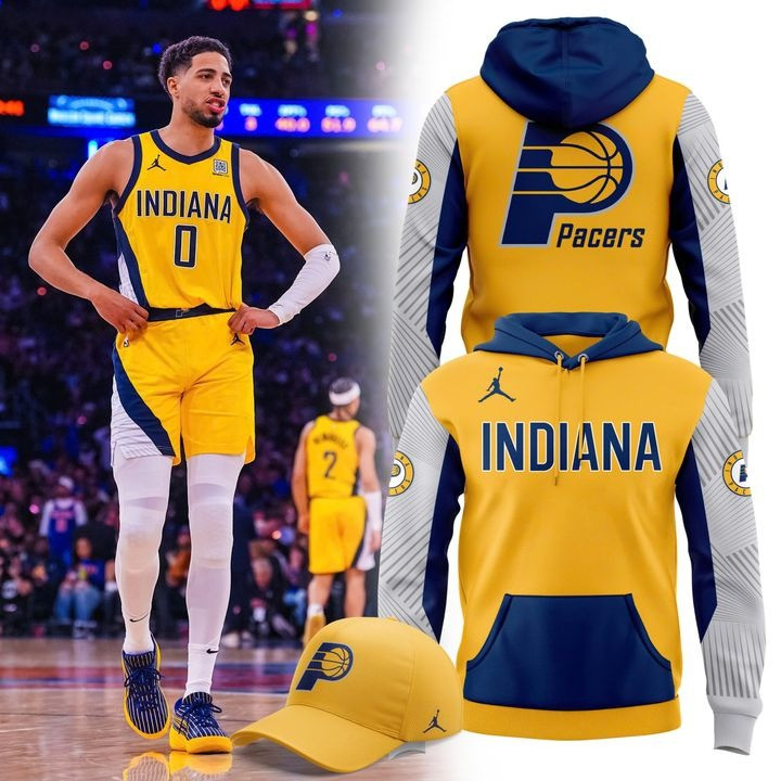 Indiana Pacers Statement Edition Hoodie And Hat Indiana Pacers Merchandise Fan Gifts