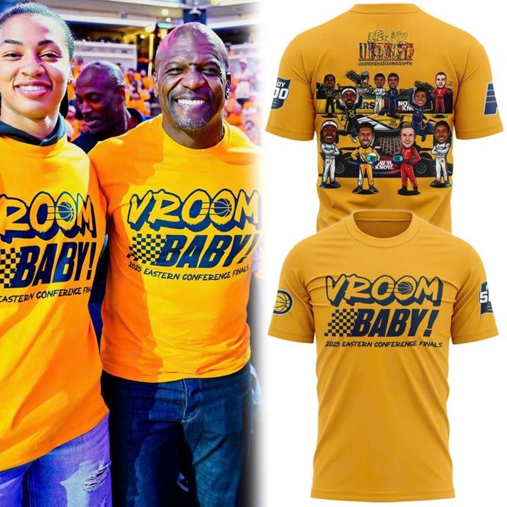 Indiana Pacers VROOM Baby 2025 Eastern Conference Finals Shirt Gifts For Basketball Fan