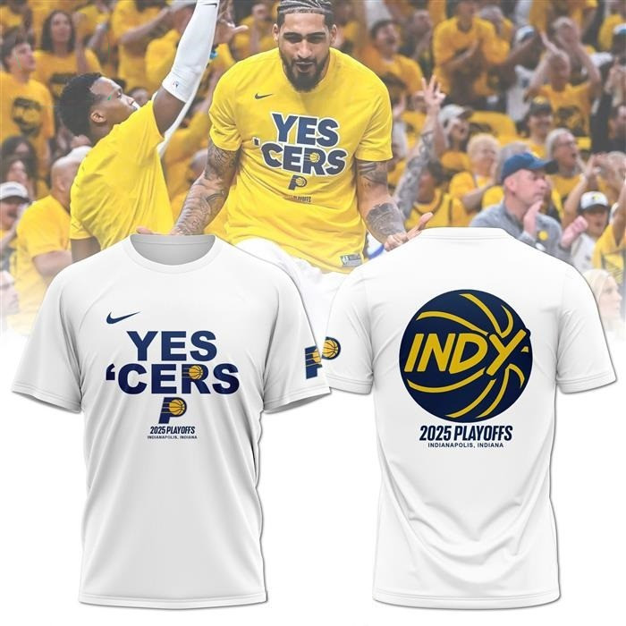 Indiana Pacers Yes Cers 2025 Shirt Best Gifts For Basketball Lovers