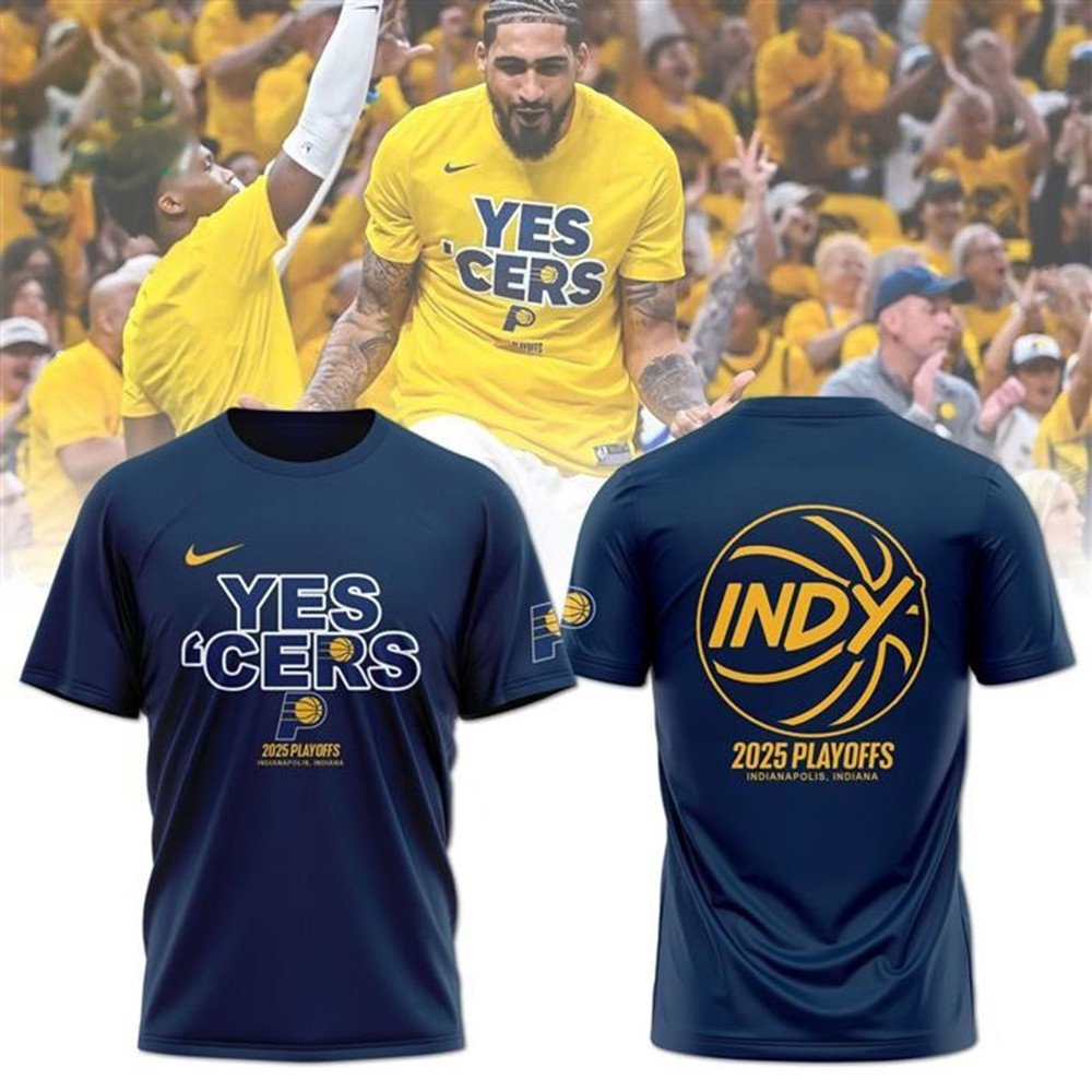 Indiana Pacers Yes Cers 2025 T-Shirt Great Gifts For Husband