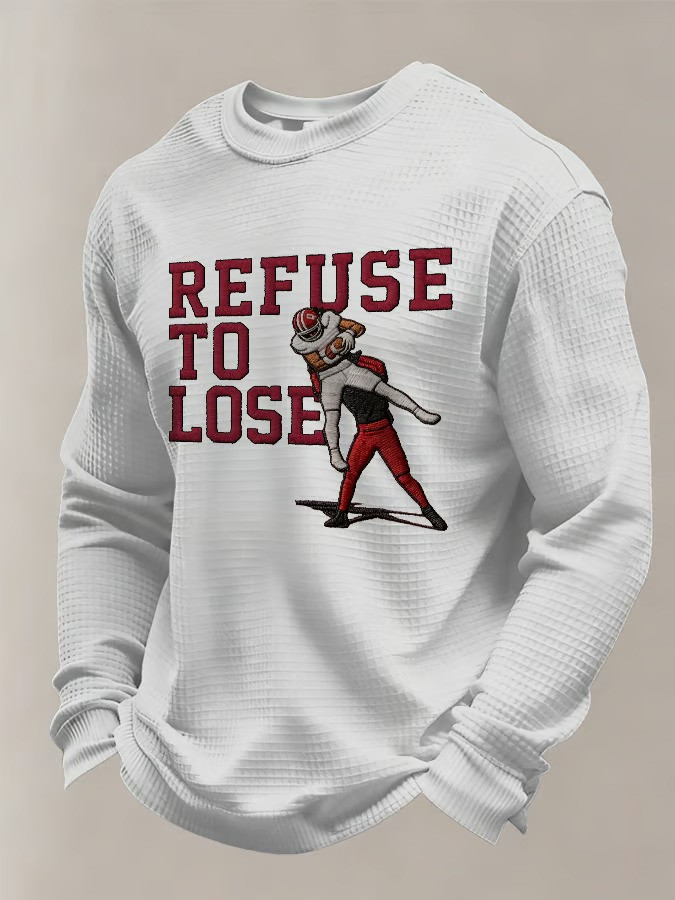 Indiana Refuse To Lose Hoosiers Football Long Sleeve Shirt College Fan Clothing Best Gift For IU Supporters