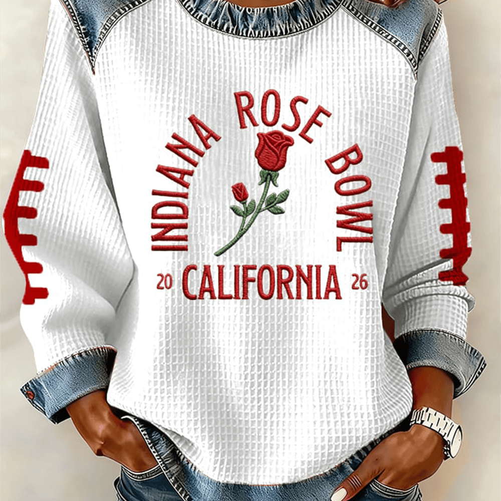 Indiana Rose Bowl 2026 California Sweatshirt Game Day Football Clothing Gift For Girlfriend