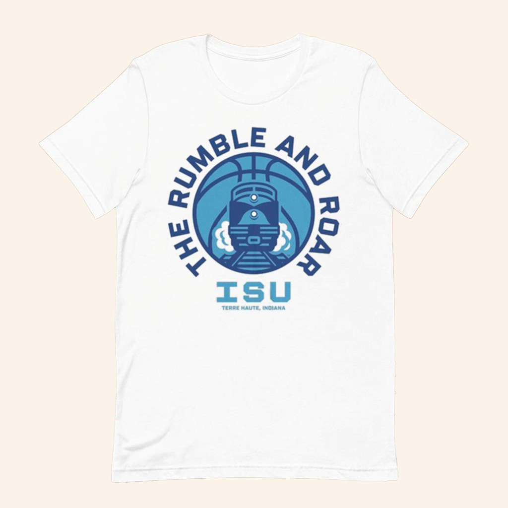 Indiana State Basketball Merch The Rumble And Roar T-Shirt Gifts Ideas For Fans