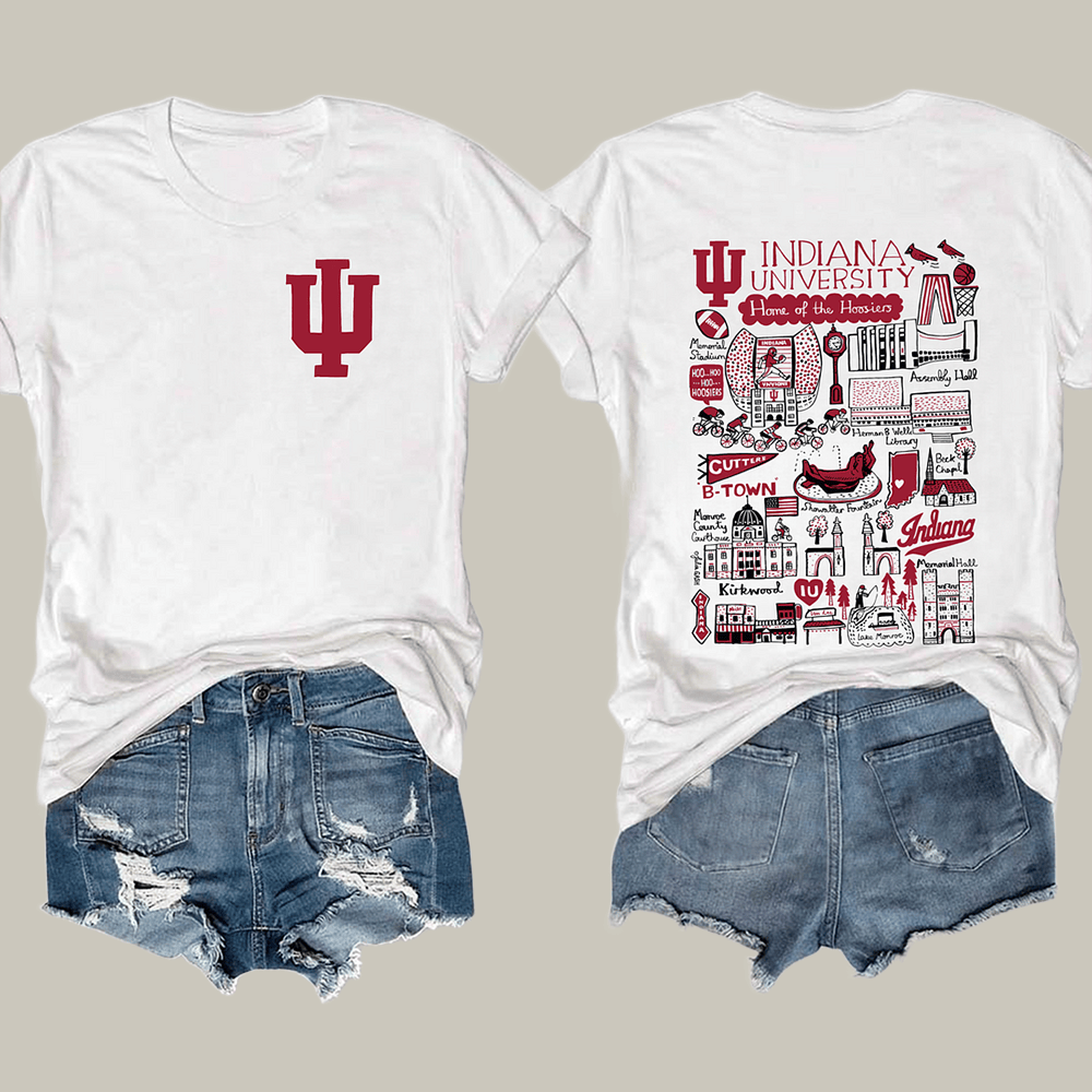 Indiana University Home Of The Hoosiers T-Shirt 2026 National Championships Clothes Gift Ideas