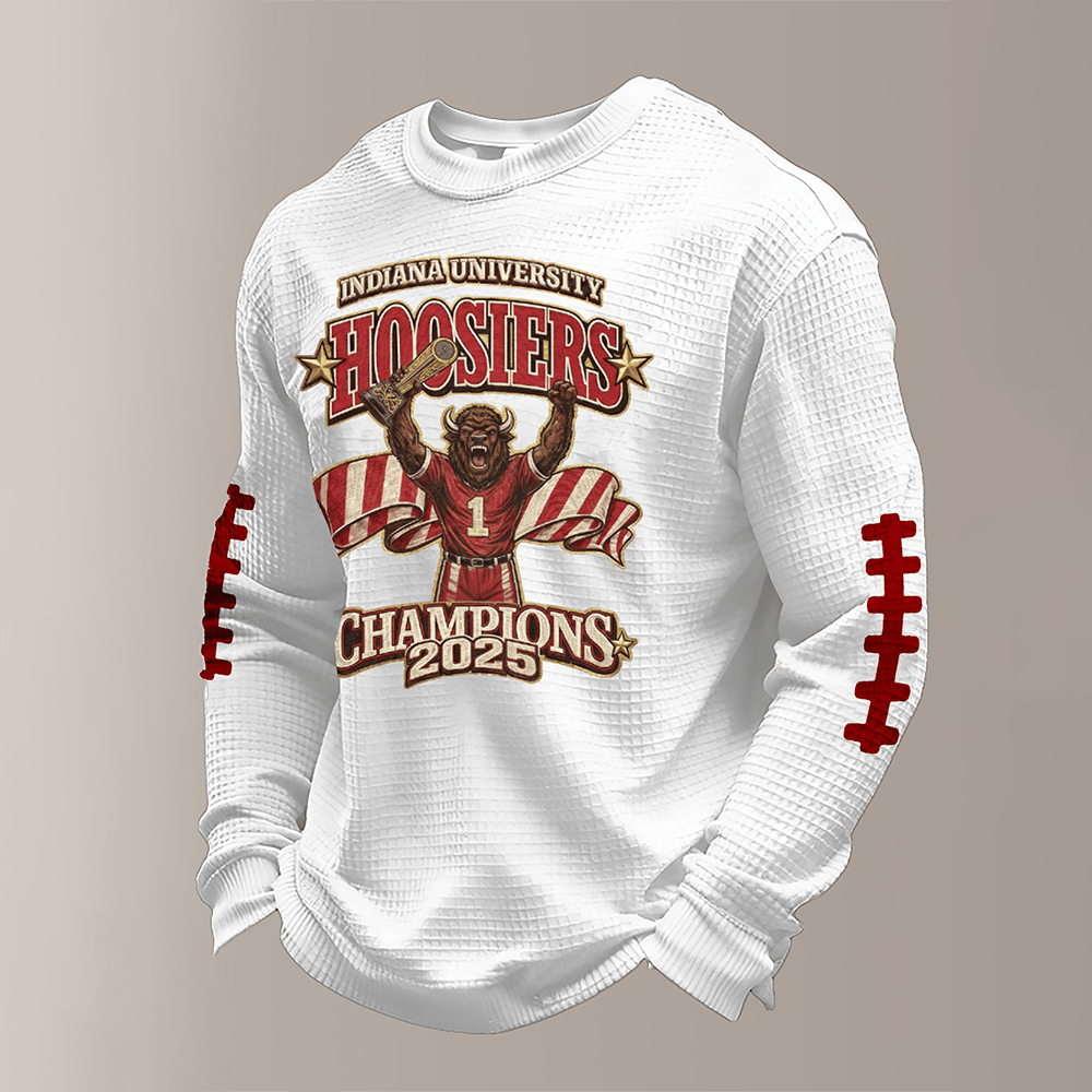 Indiana University Hoosiers Champions 2026 Long Sleeve Shirt IU National Championship Clothing