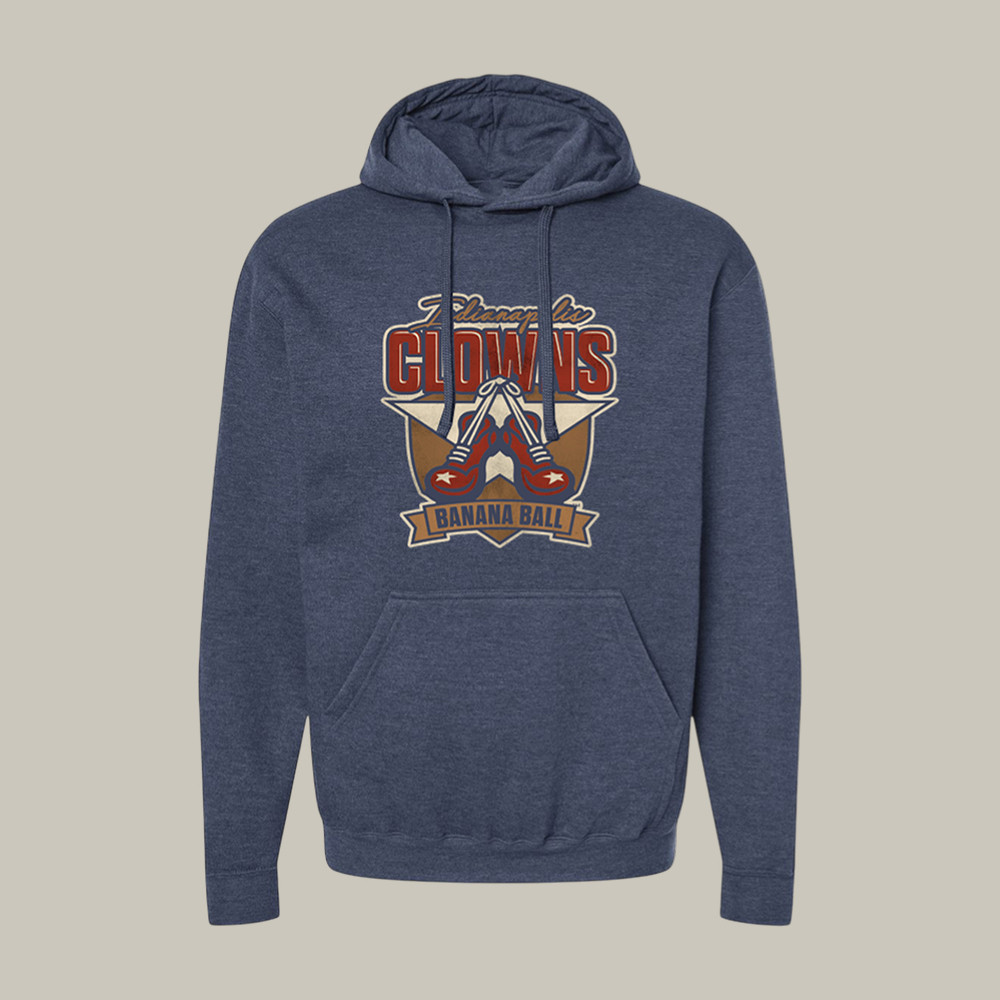 Indianapolis Clowns Classic Badge Hoodie Savannah Bananas Apparel Baseball Lover Gift
