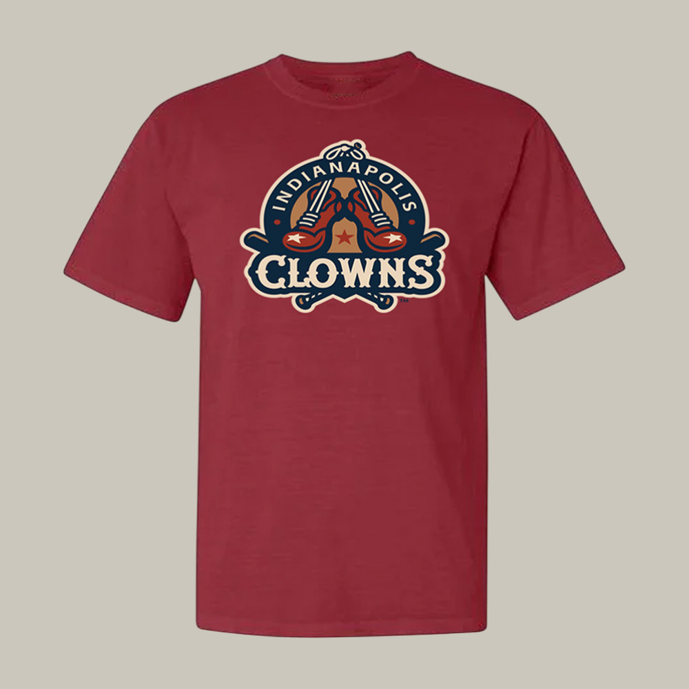 Indianapolis Clowns Comfort Colors Alternate Logo T-Shirt Savannah Bananas Merch Gift Idea