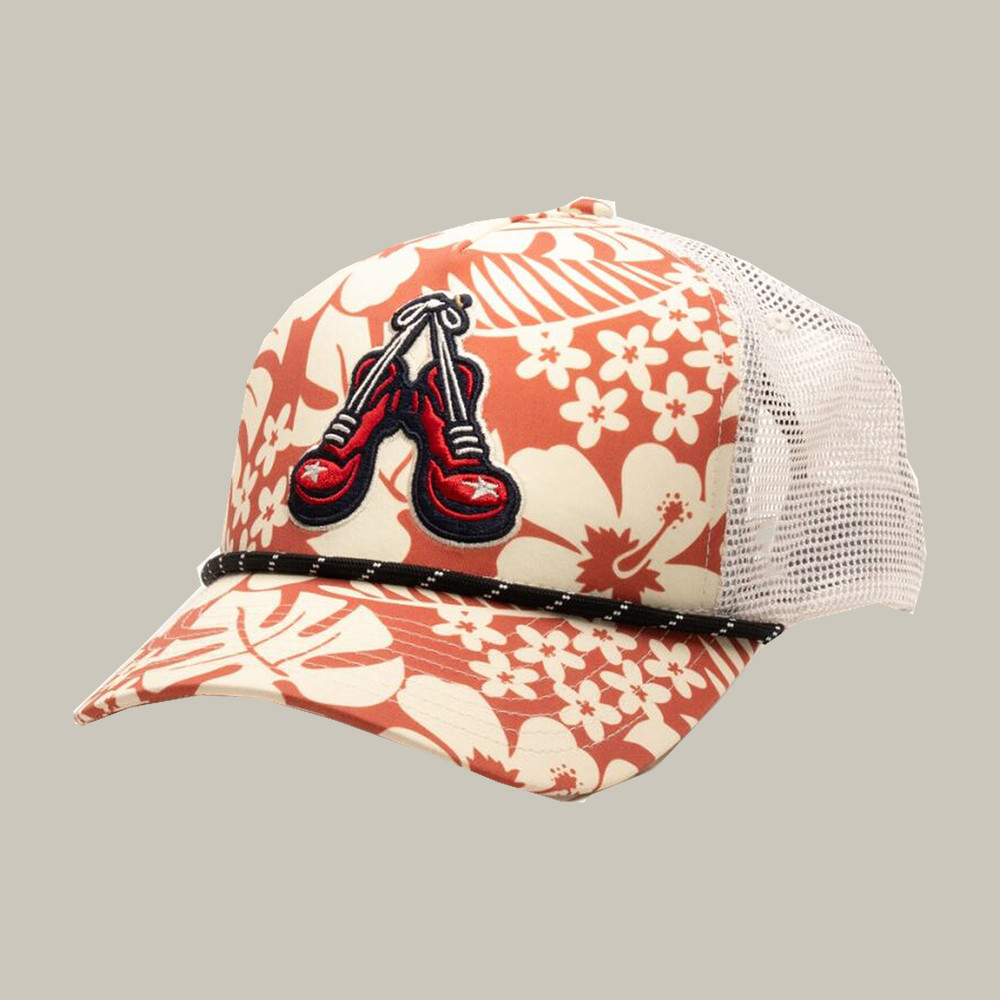 Indianapolis Clowns X Floral Trucker Hat Savannah Bananas Trucker Cap Present Idea For Huge Fans