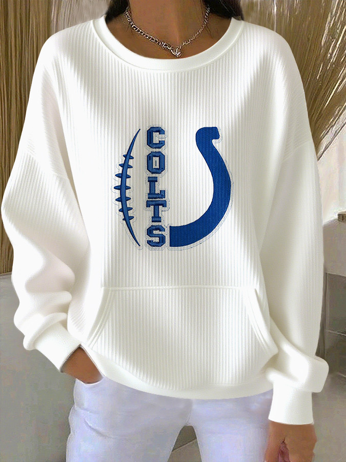 Indianapolis Football Sweatshirt Indianapolis Pride Merch Horseshoe Clothing Gifts For Mom
