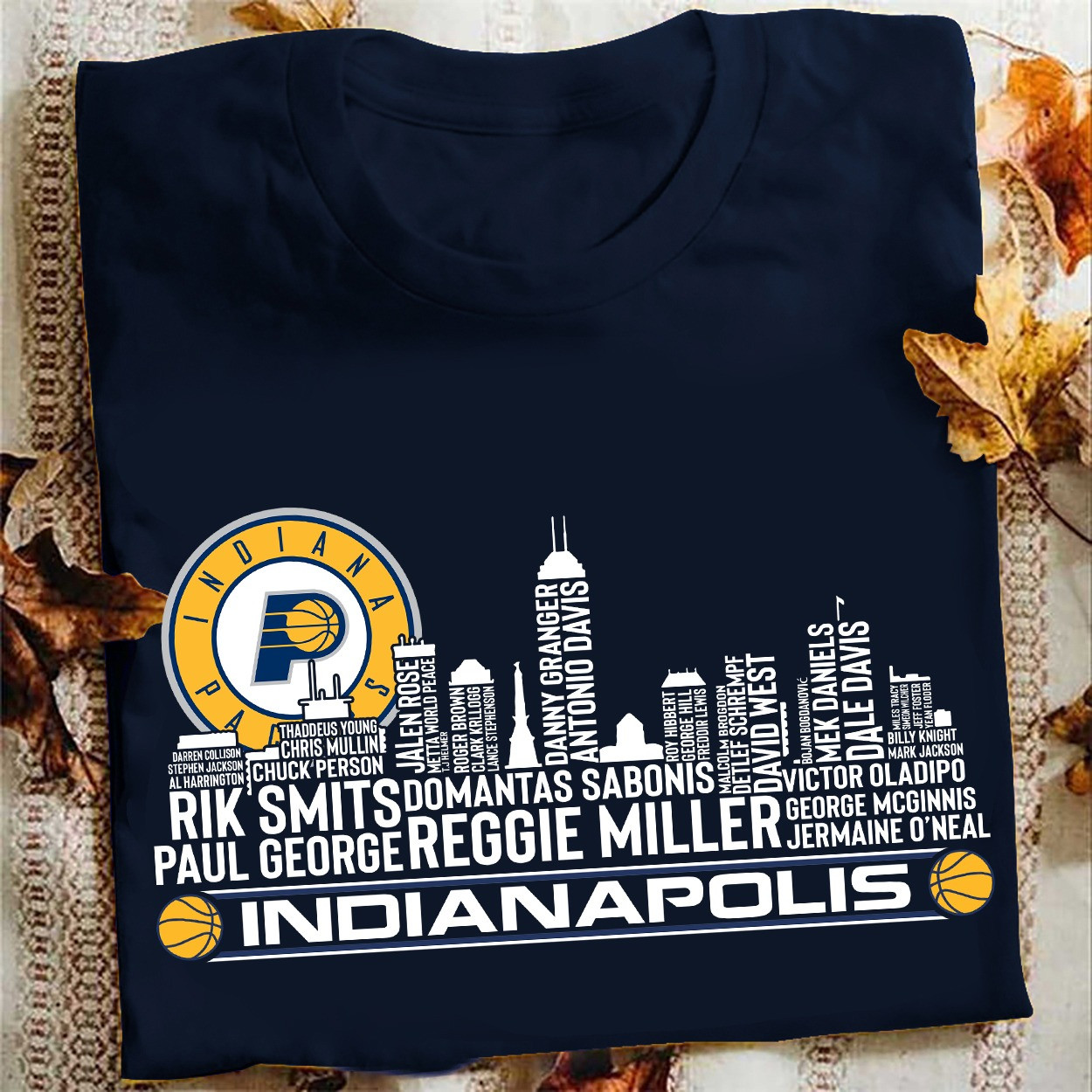Indianapolis Indiana Pacers T-Shirt Legends Fan Merch Baseball Lover Gifts For Him