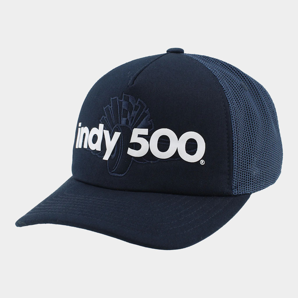 Indianapolis Motor Speedway Merch Indy 500 Embroidered Trucker Hat Birthday Gift For Dad