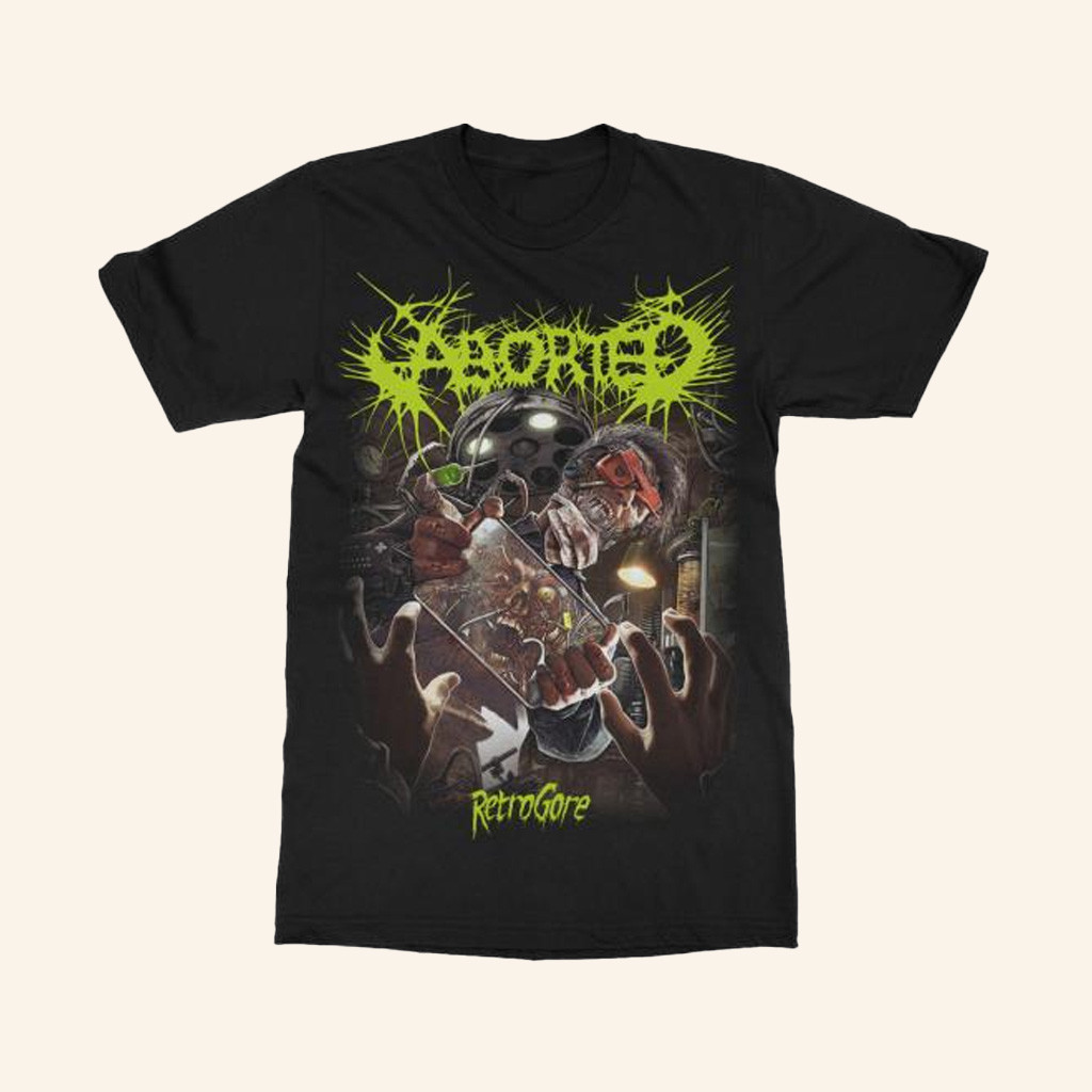 Indie Merch Aborted Retrogore Shirt Unique Birthday Gift For Brother
