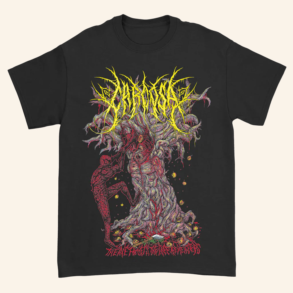 Indie Merch Carcosa The Axe Forgets, The Tree Remembers Death Metal T-Shirt Dad Gifts Indie Merch Carcosa The Axe Forgets, The Tree Remembers Death Metal T-Shirt Dad Gifts