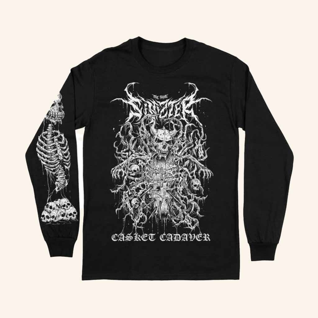 Indie Merch Sinizter Casket Cadaver Long Sleeve Shirt Presents For Music Lovers