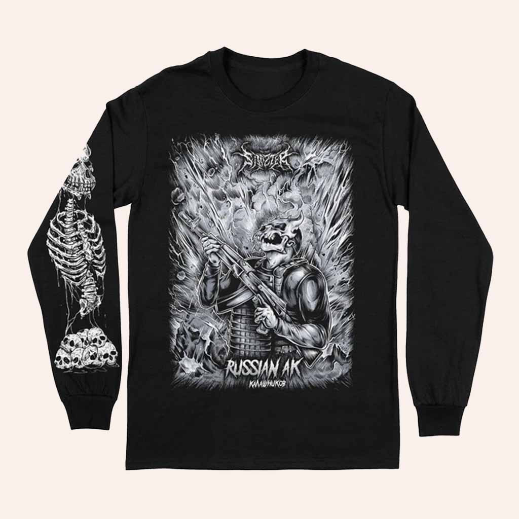 Indie Merch Sinizter Russian Ak Long Sleeve Shirt Best Gift For Brother Indie Merch Sinizter Russian Ak Long Sleeve Shirt Best Gift For Brother
