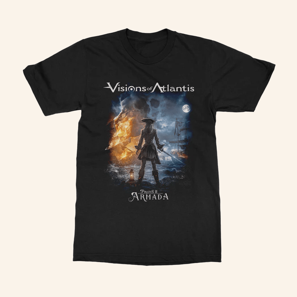 Indie Merch Visions Of Atlantis Armada Cover T-Shirt Gifts For Dad Indie Merch Visions Of Atlantis Armada Cover T-Shirt Gifts For Dad