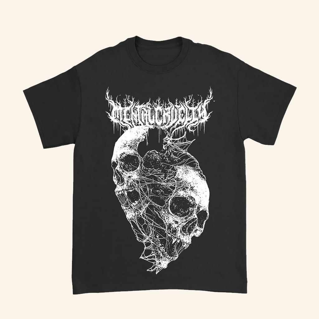 Indiemerch Merch Mental Cruelty Mortal Skulls T-Shirt Presents For Boyfriend