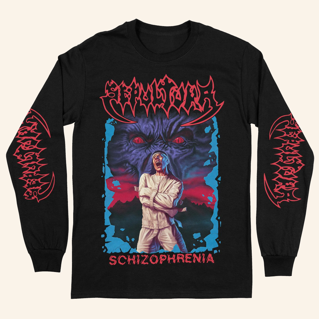 Indiemerch Merch Sepultura Schizophrenia Long Sleeve Shirt Gifts For Husband