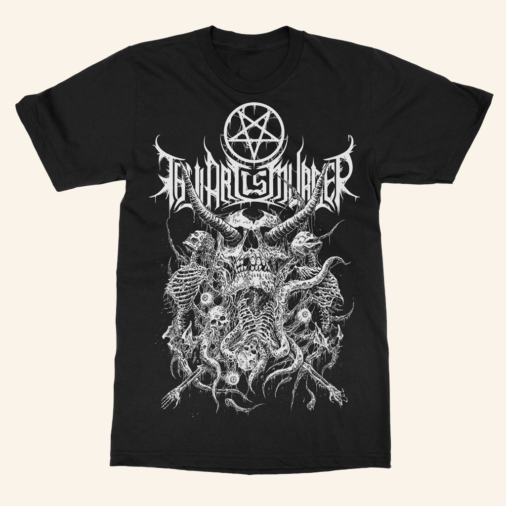 Indiemerch Merch Thy Art Is Murder Riddick Skull Pile T-Shirt Unique Gifts For Men
