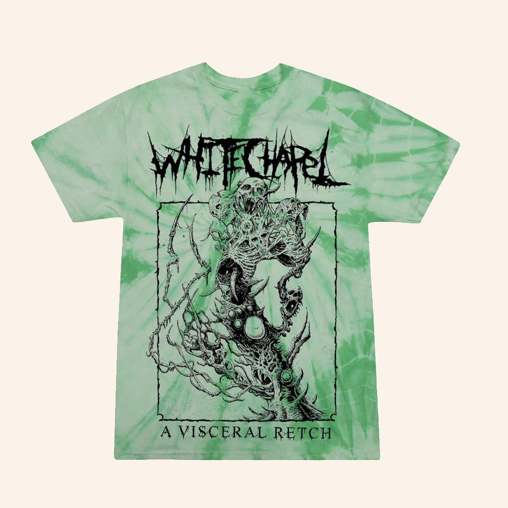 IndieMerch Whitechapel A Visceral Retch Tie Dye T-Shirt Best Gifts For Husbandusband IndieMerch Whitechapel A Visceral Retch Tie Dye T-Shirt Best Gifts For Husbandusband