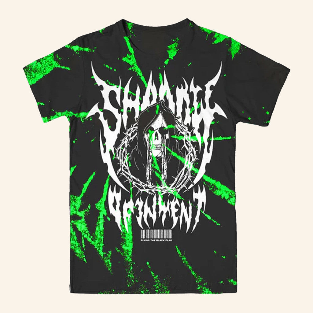 Indiemerchstore Merch Shadow Of Intent Black Flag Dye T-Shirt Gifts For Besties Indiemerchstore Merch Shadow Of Intent Black Flag Dye T-Shirt Gifts For Besties
