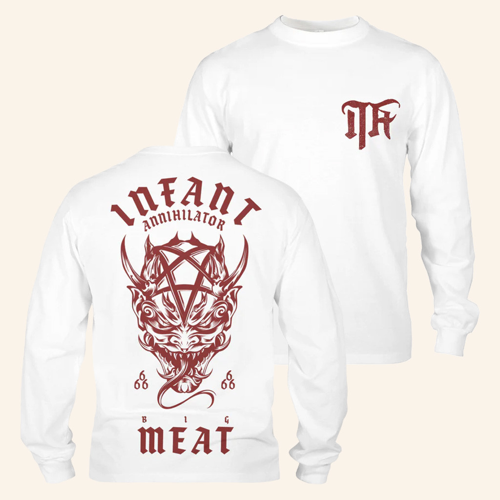 Infant Annihilator Merch Big Meat Long Sleeve Shirt Music Related Gifts For Guys