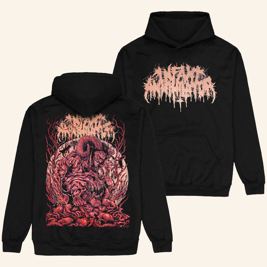 Infant Annihilator Merch Chewer Hoodie Black Best Gifts For Music Lovers