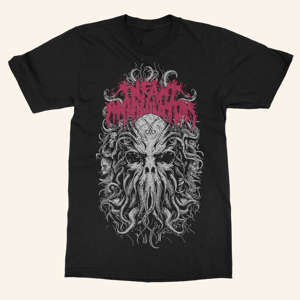 Infant Annihilator Merch Cthulhu T-Shirt Black Music Gift Ideas For Guys