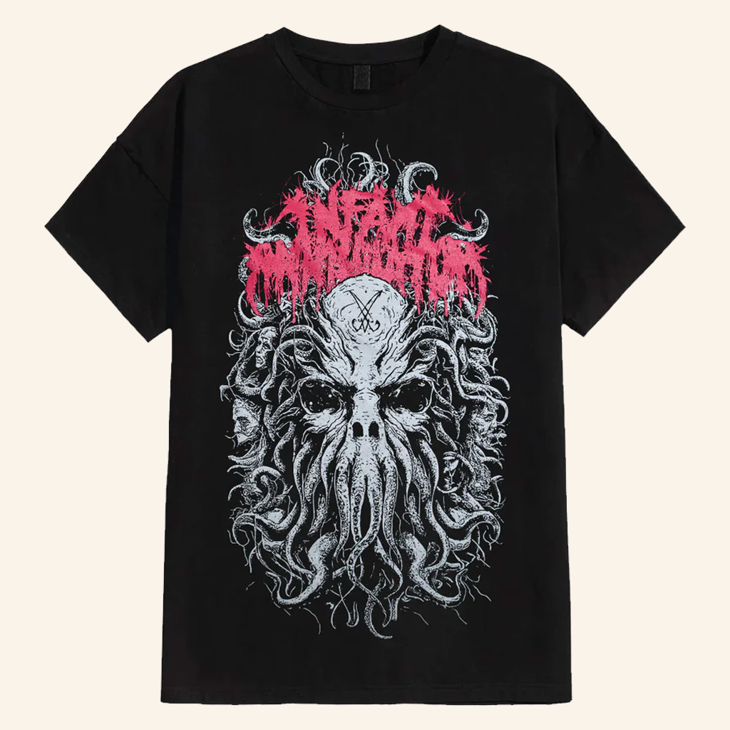 Infant Annihilator Merch Cthulhu T-Shirt Gift Ideas For Music Lovers