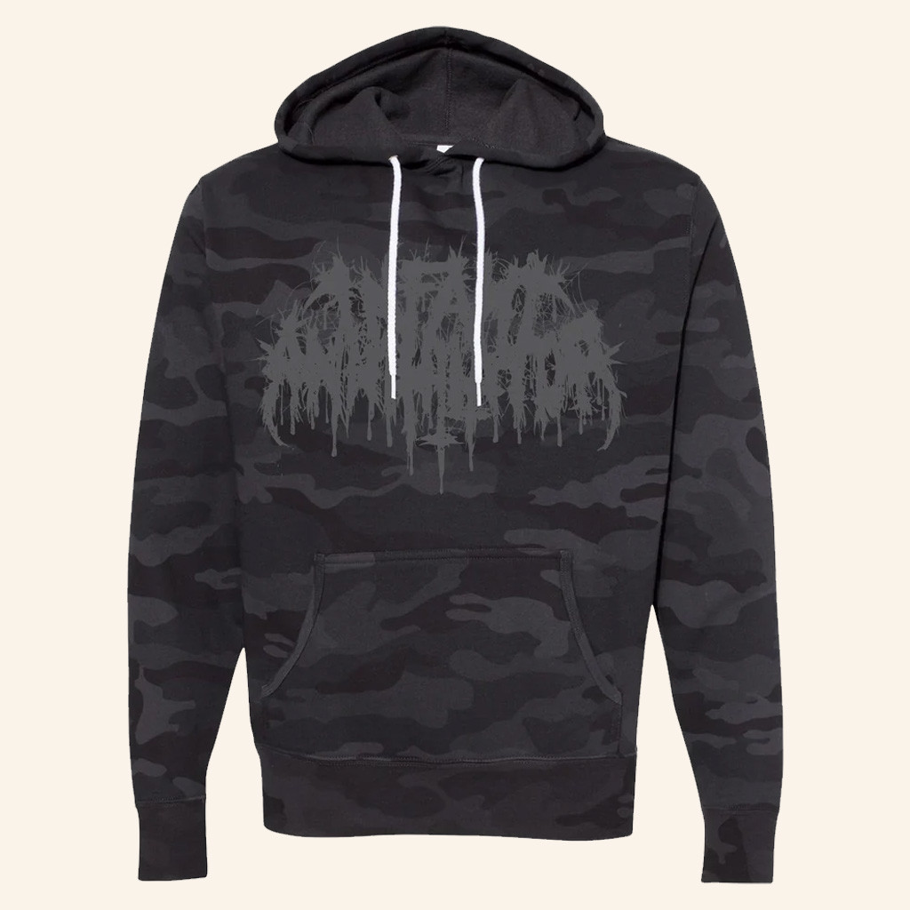 Infant Annihilator Merch Infant Annihilator Logo Camo Hoodie Presents For Music Lovers