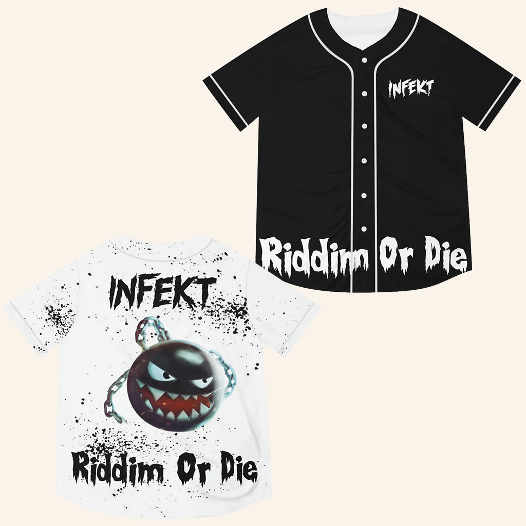 INFEKT Riddim or Die Jersey EDC Lost Lands Jersey EDM Apparel INFEKT Merch Gifts For Brother